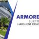 Armored Coast metal roof designed to withstand harsh coastal conditions.