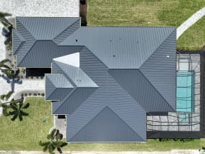 armored coast metal panels on roof