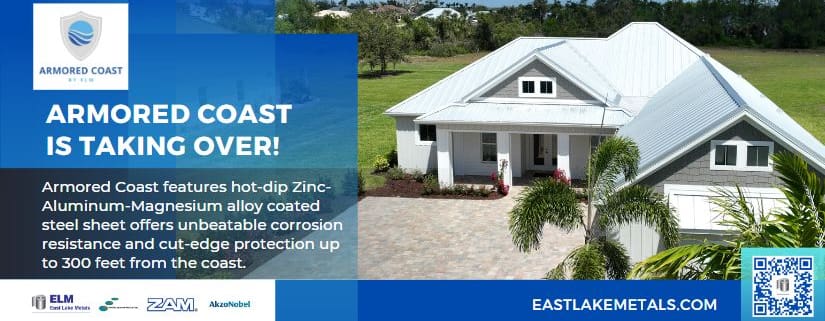 armored coast metal roofing panels for coastal areas