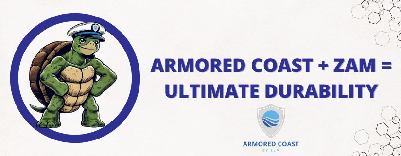 Armored Coast highlights the unmatched durability of ZAM steel for superior metal protection.