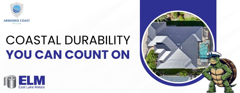 East Lake Metals Armored Coast coastal metal roof