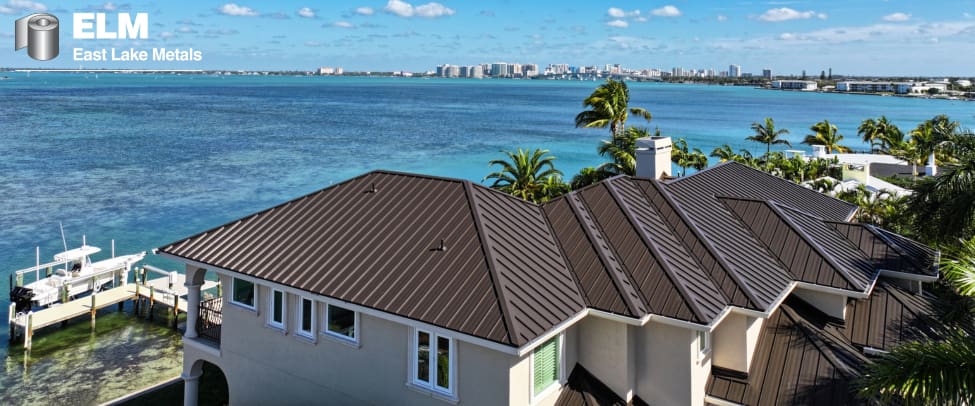 Armored Coast roofing on a coastal house