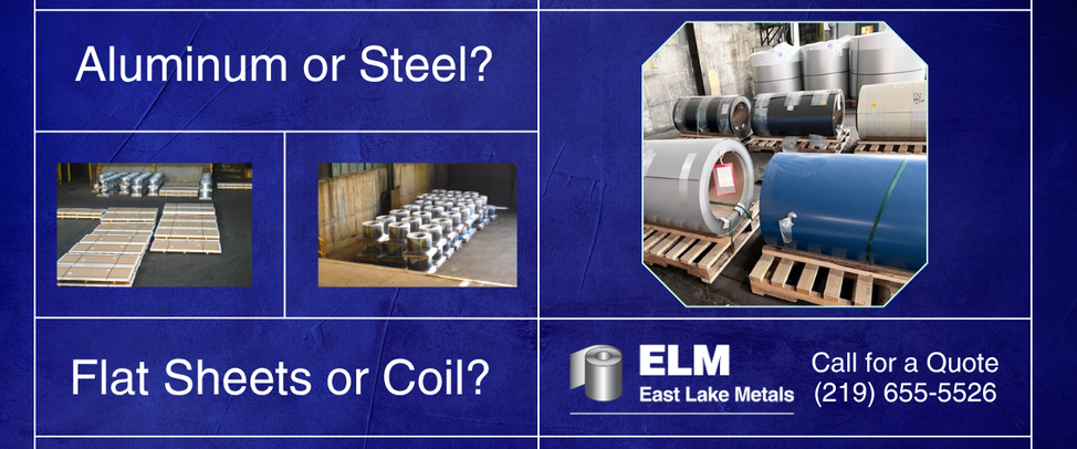 Wholesale supplier of aluminum and steel rolls