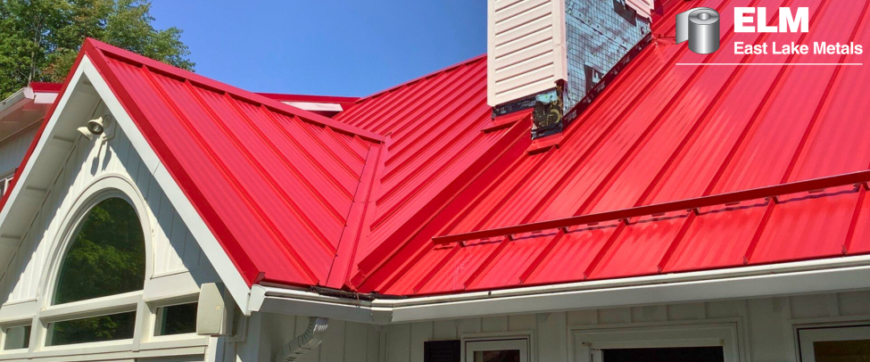 Red metal roof